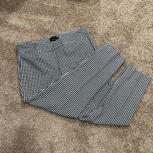 Talbots Black and White Checkered Size 12 Slacks